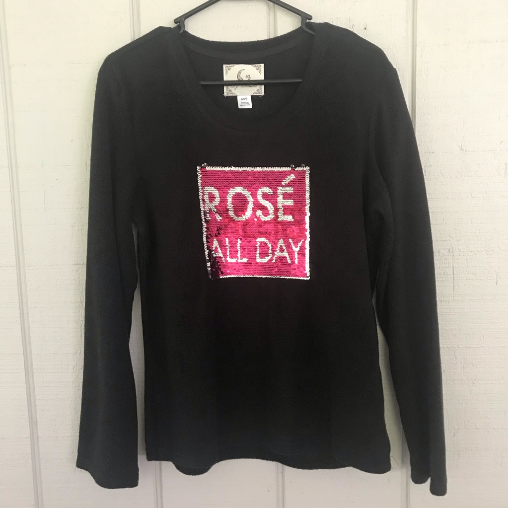Pjc Ros All Day Pyjamas Top Flippable Sequins